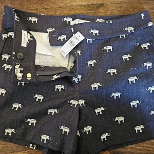 Ann Taylor Loft elephant 🐘 shorts size 8. Never worn. NWT